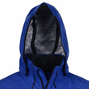 Additional Image 2 - a blue jacket with a hood