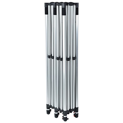 Additional Image 1 - a metal stand with black wheels