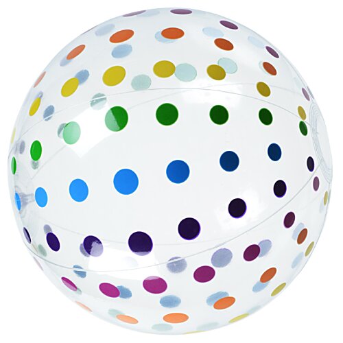 Additional Image 1 - a white ball with multicolored dots