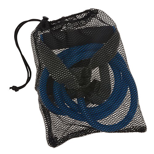 Additional Image 1 - a blue and black hose in a mesh bag