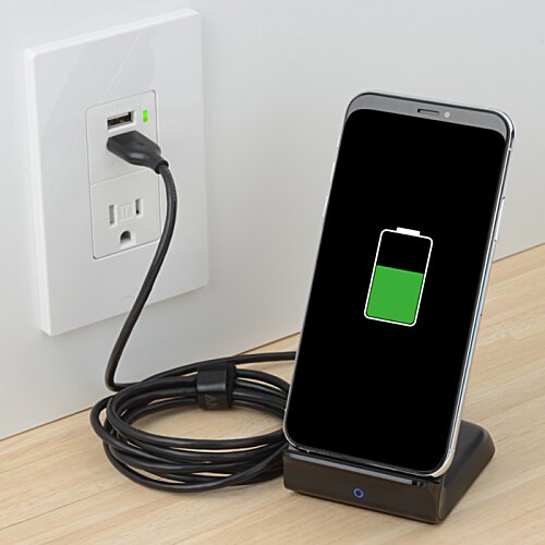 Additional Image 1 - a phone charging on a wall