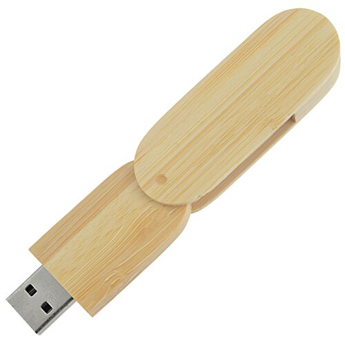 Additional Image 4 - a wooden usb drive with a silver lid
