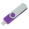 View Image 3 of 5 of Swivel USB-C Drive - 16GB - 24 hr