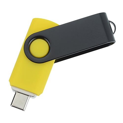 Additional Image 1 - a yellow and black usb flash drive