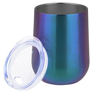 Additional Image 1 - a blue and black cup with a lid