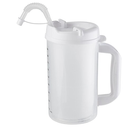 Additional Image 2 - a white plastic mug with a handle