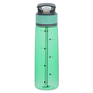 Additional Image 2 - a green water bottle with a black lid