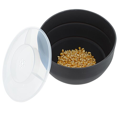 Additional Image 2 - a black bowl with a lid open