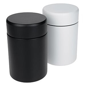 Additional Image 5 - a black and white cylindrical containers