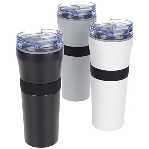 Additional Image 3 - a group of black and white cups