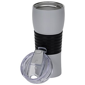 Additional Image 2 - a white and black tumbler