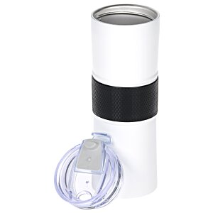 Additional Image 2 - a white can with black band