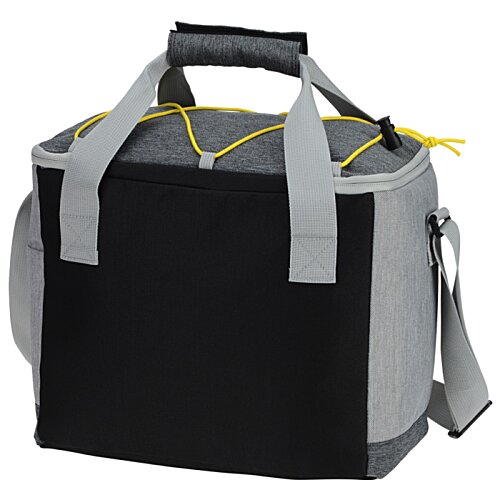 Additional Image 2 - a black and grey cooler bag