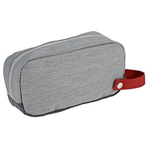 Additional Image 2 - a grey bag with a red strap