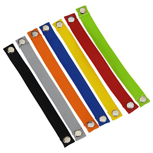 Additional Image 1 - a group of colorful plastic bracelets
