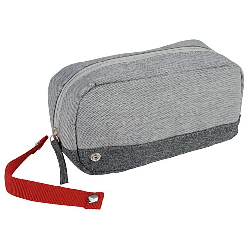 Additional Image 4 - a grey bag with a red strap