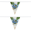 View Image 2 of 2 of 20' Triangle Pennant String - 12" x 9" - 11 Pennants - Two Sided