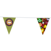 View Image 2 of 2 of 30' Triangle Pennant String - 12" x 9" - 16 Pennants - One Sided - Alternating