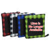 View Image 6 of 5 of Buffalo Check Fold Up Picnic Blanket with Carrying Strap