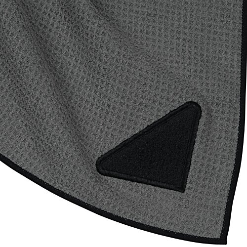 Additional Image 2 - a black triangle on a black and white tie