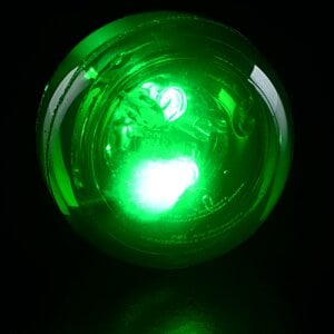 Additional Image 2 - a green light on a black background