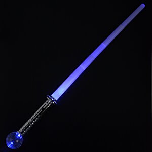 Additional Image 4 - a blue light saber on a black background
