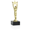 View Image 2 of 4 of Star Achievement Cast Metal Award - 10-1/2"