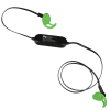 Additional Image 3 - a black earbuds with green leaves