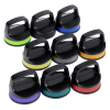 Additional Image 1 - a group of black caps with different colors
