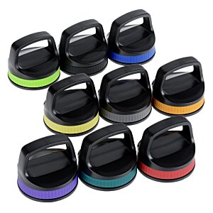 Additional Image 1 - a group of black caps with different colors