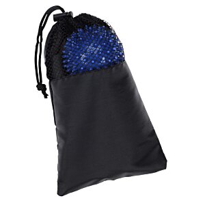 Additional Image 1 - a black bag with a blue ball on it