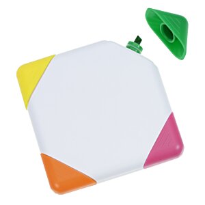 Additional Image 1 - a white square with colorful triangles