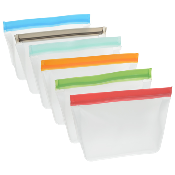 Buy Reusable Translucent Frosted PEVA Food Storage Bag for