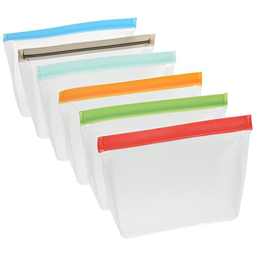 Additional Image 3 - a row of colorful plastic containers