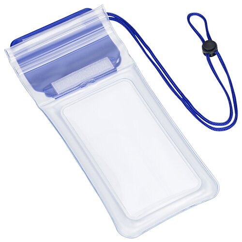 Additional Image 5 - a waterproof case with a blue strap