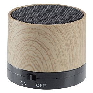 Additional Image 2 - a round wooden object with a black base