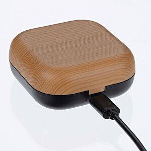 Additional Image 4 - a brown square object with a black cord