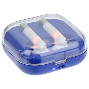 Additional Image 3 - a blue and white case with two white tubes