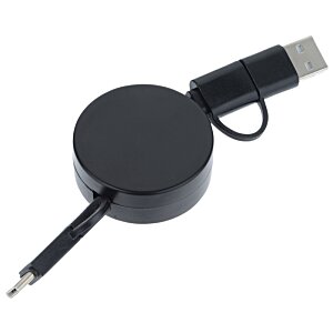 Additional Image 1 - a black charger with a cord