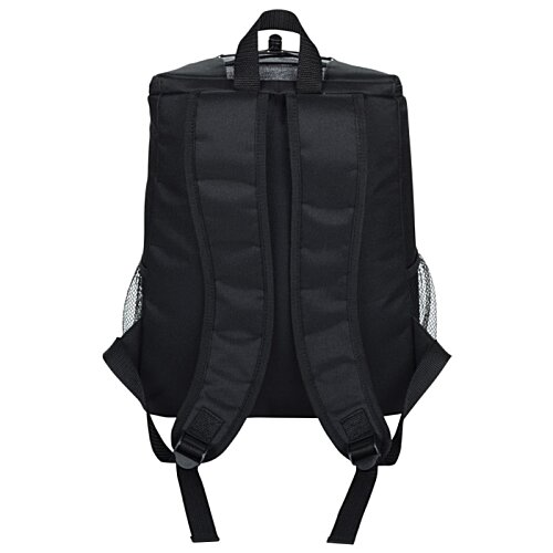 Additional Image 1 - a black backpack with straps