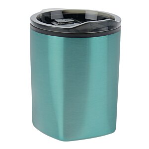 Additional Image 1 - a teal and black coffee cup