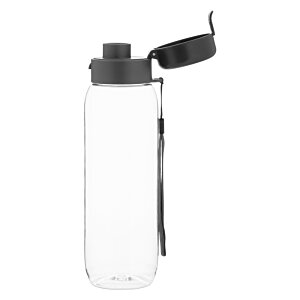 Additional Image 2 - a white water bottle with a black lid