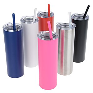 Additional Image 2 - a group of colorful drinks with straws