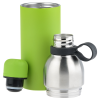 Additional Image 2 - a green and silver flask