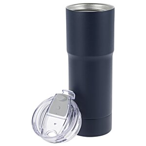 Additional Image 1 - a black cylindrical container with a plastic lid