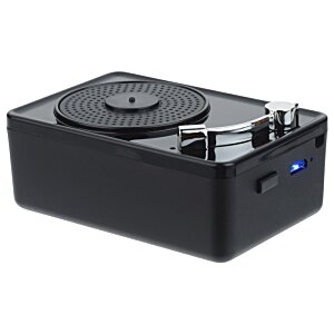 Additional Image 4 - a black rectangular object with a blue light