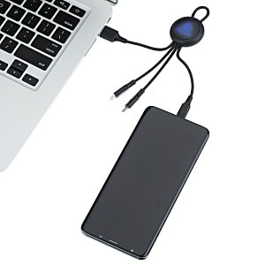 Additional Image 1 - a black rectangular object with a cord attached to a laptop