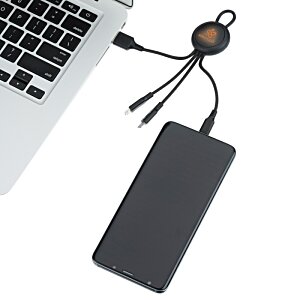 Additional Image 3 - a black rectangular object with a cord attached to a laptop