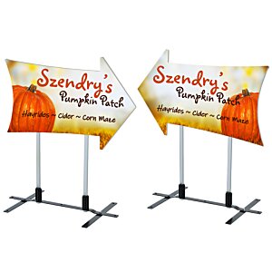 Additional Image 3 - a couple of signs on a stand