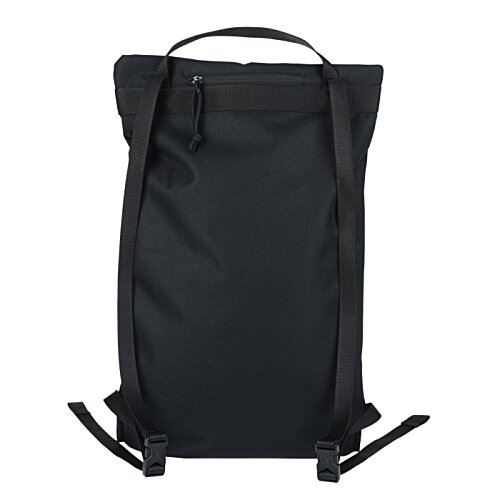 Additional Image 1 - a black backpack with straps